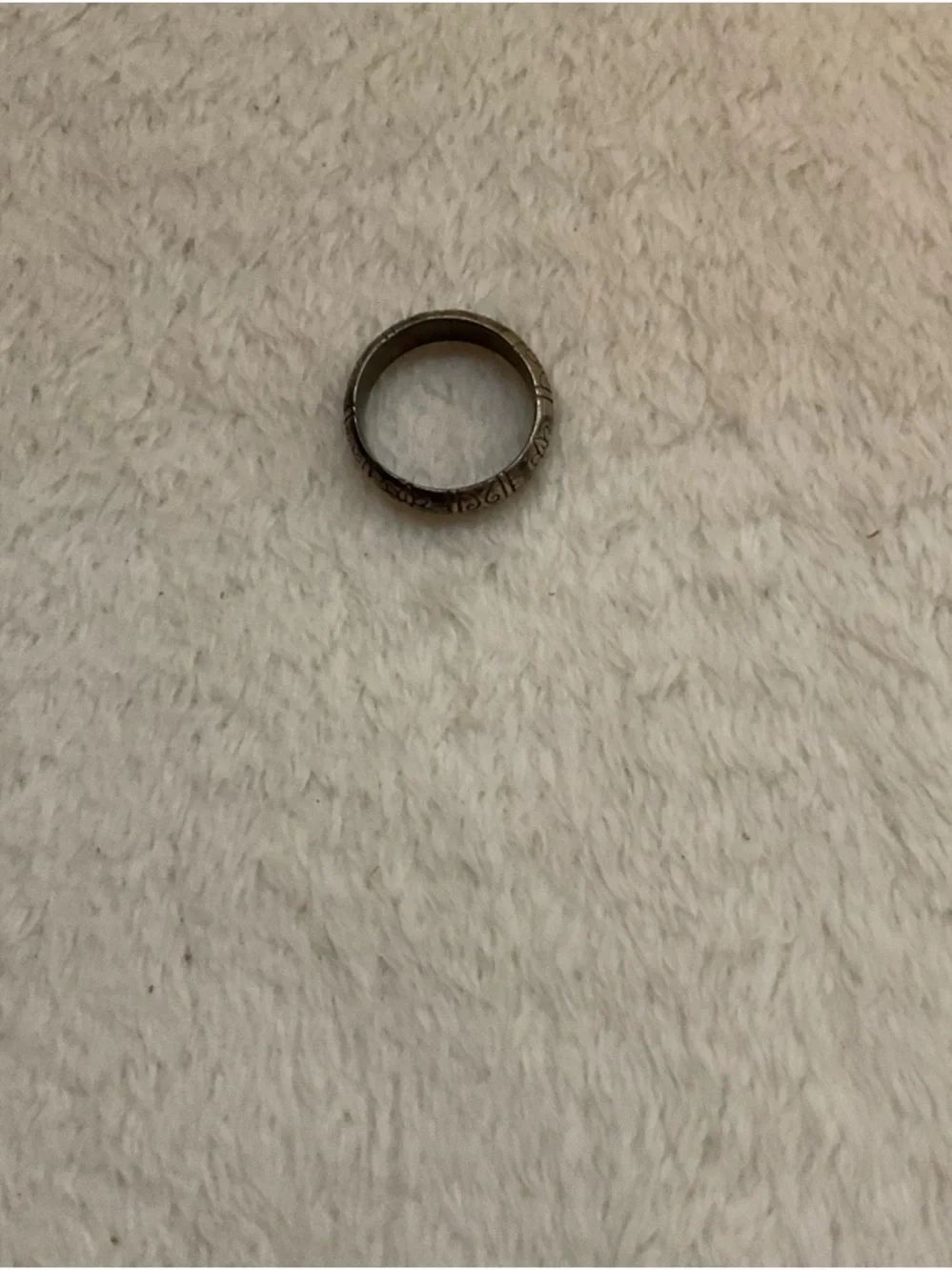 Brighton silver-tone engraved band ring